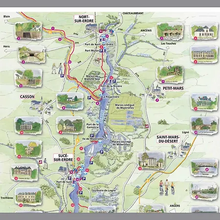 בית נופש Erdre Riviere Climatise *